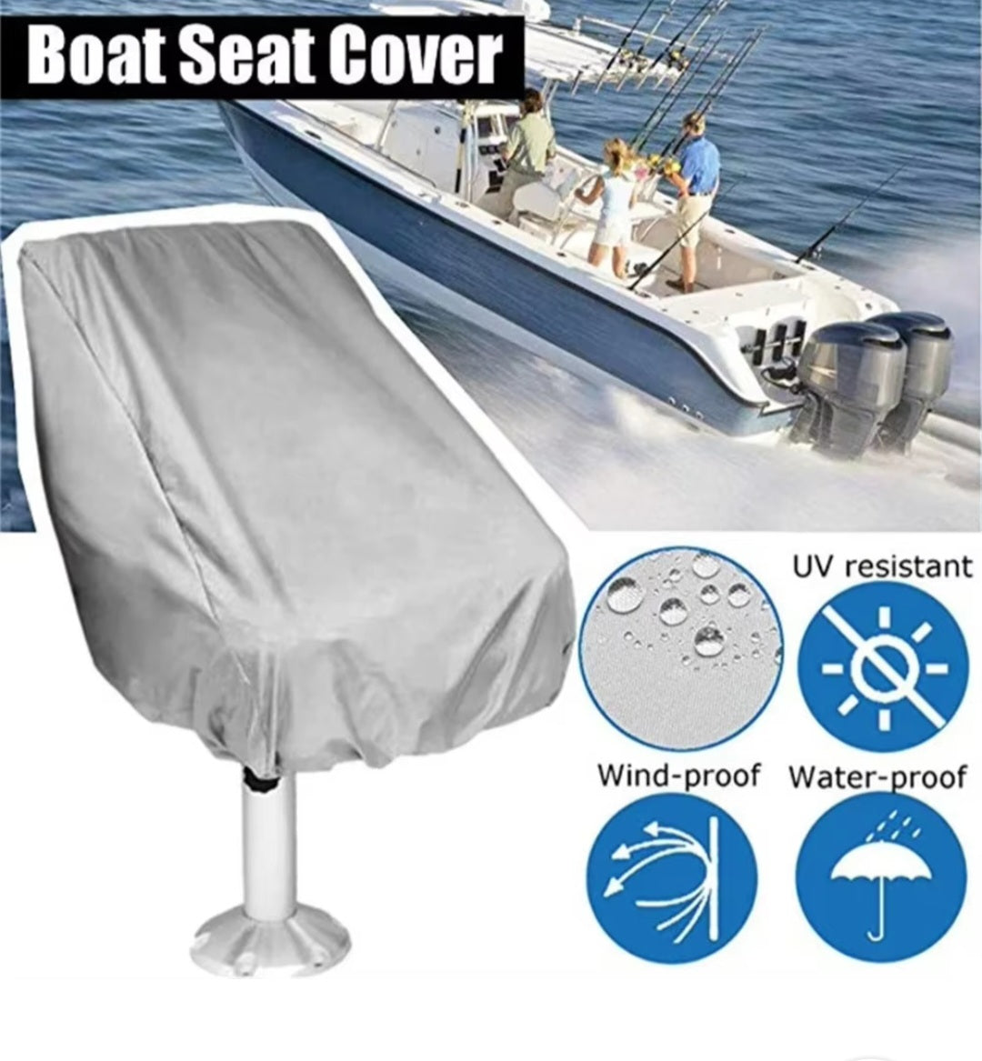 Seat Cover. Power Boat