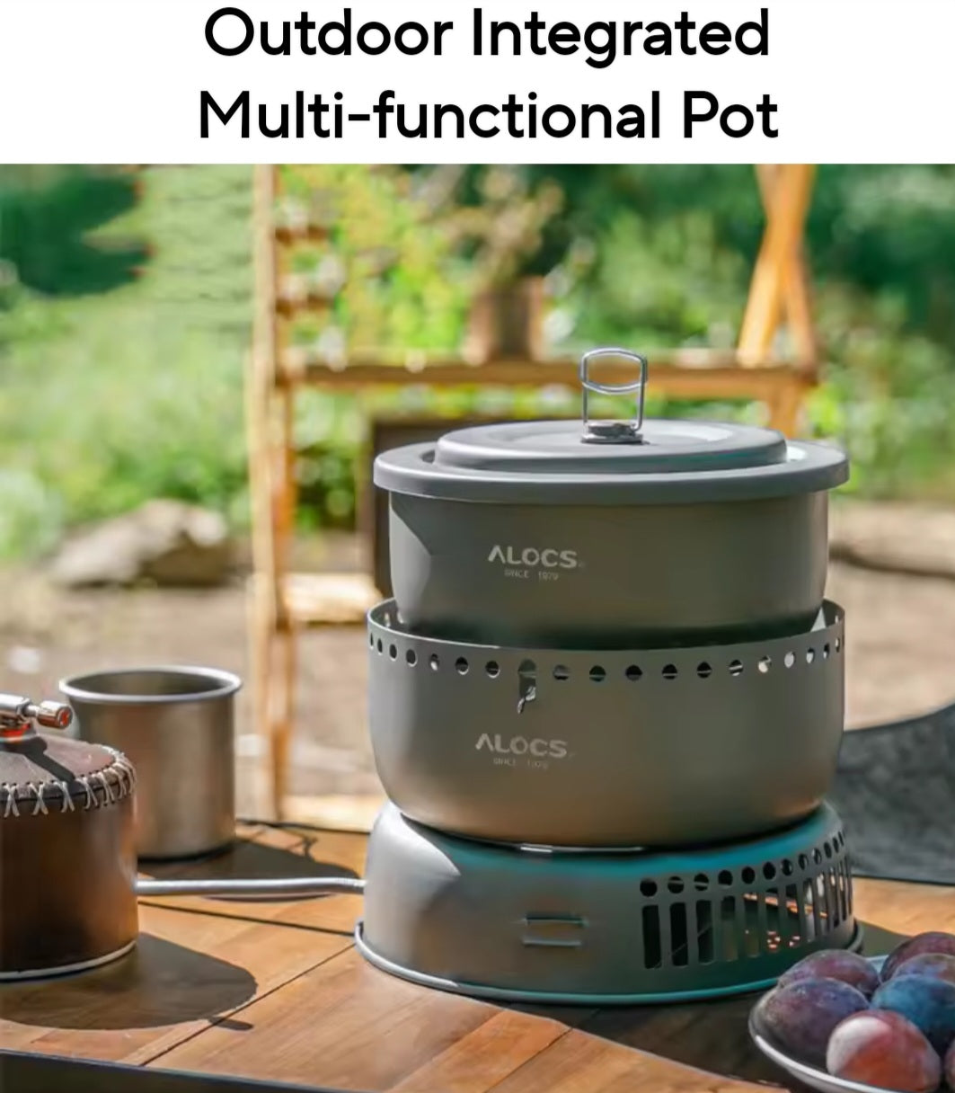 Multifuel Cook Set.                   Gas and Methylated Spirits. Alocs CW-C05