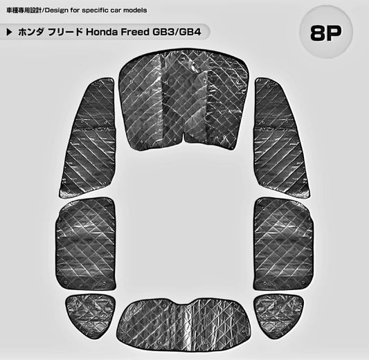 Honda.                      Black Out Window Covers.