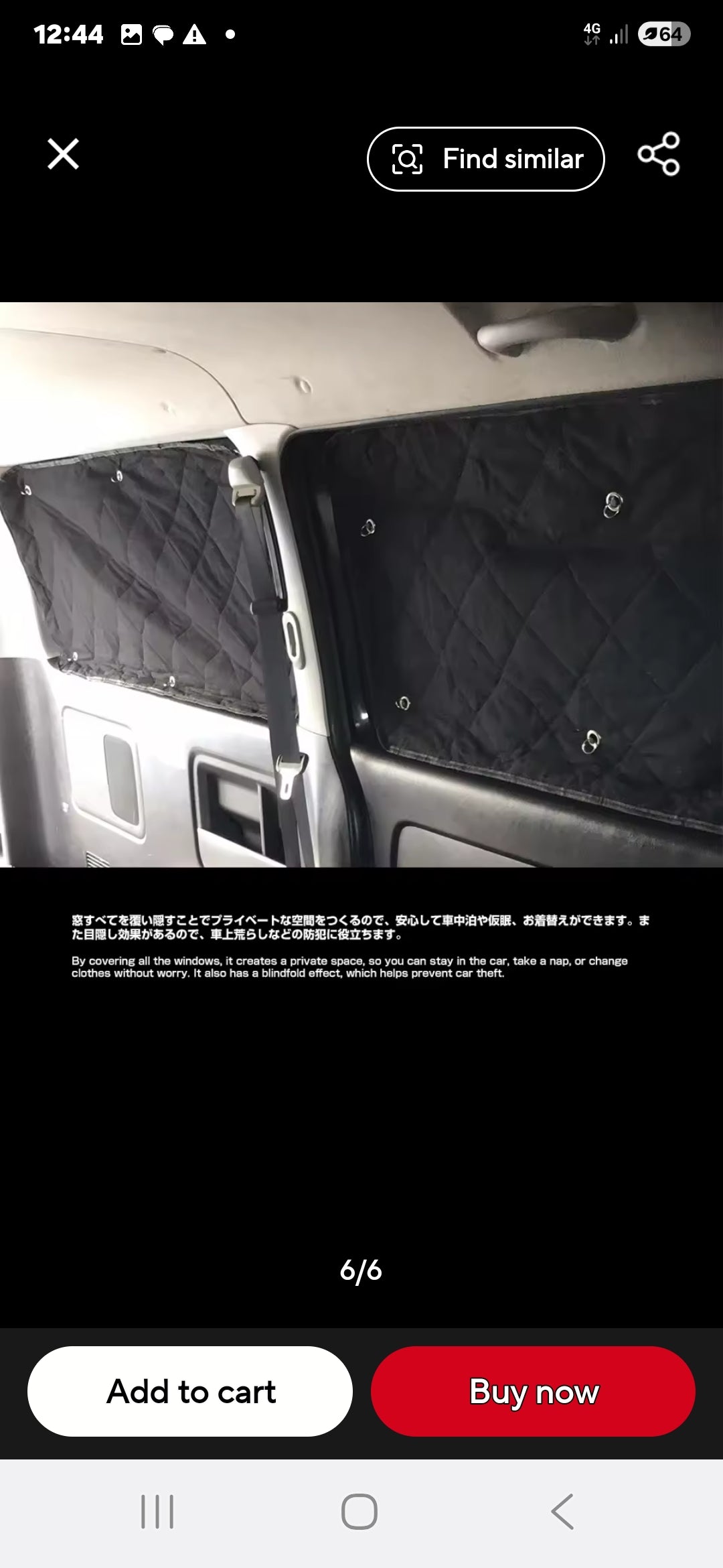 Suzuki Black Out Window  Covers.