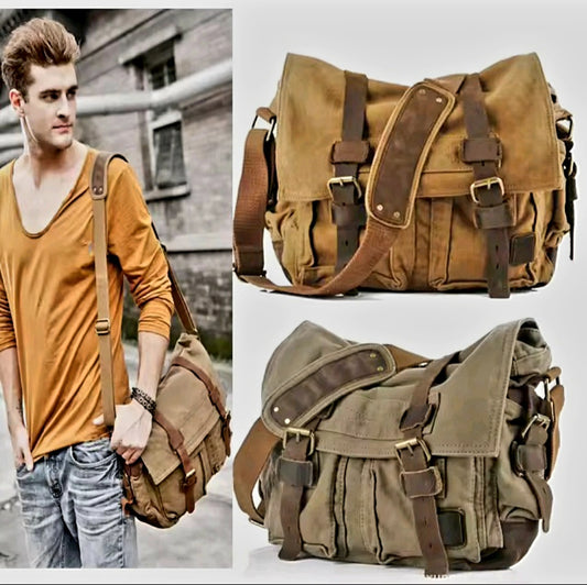 Vintage.                   Men's Messenger Bag