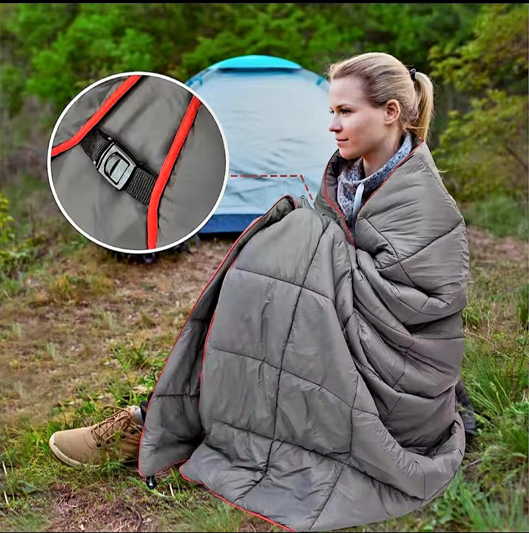 Down Camping Blanket / Travel Duvet. Lightweight and Warm for Ultimate Comfort.