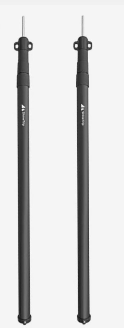 Tent Poles.
Telescopic.