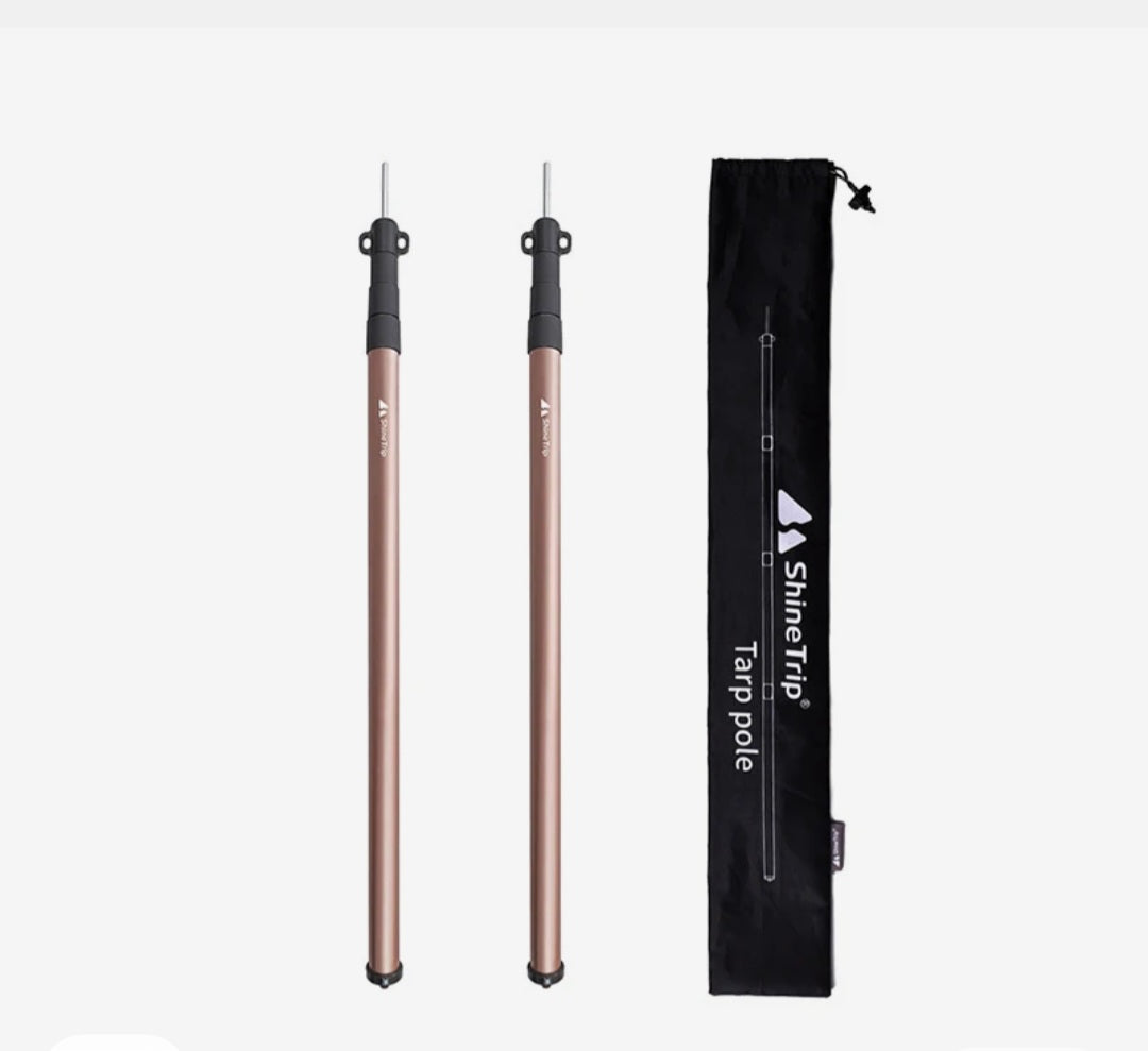 Tent Poles.
Telescopic.