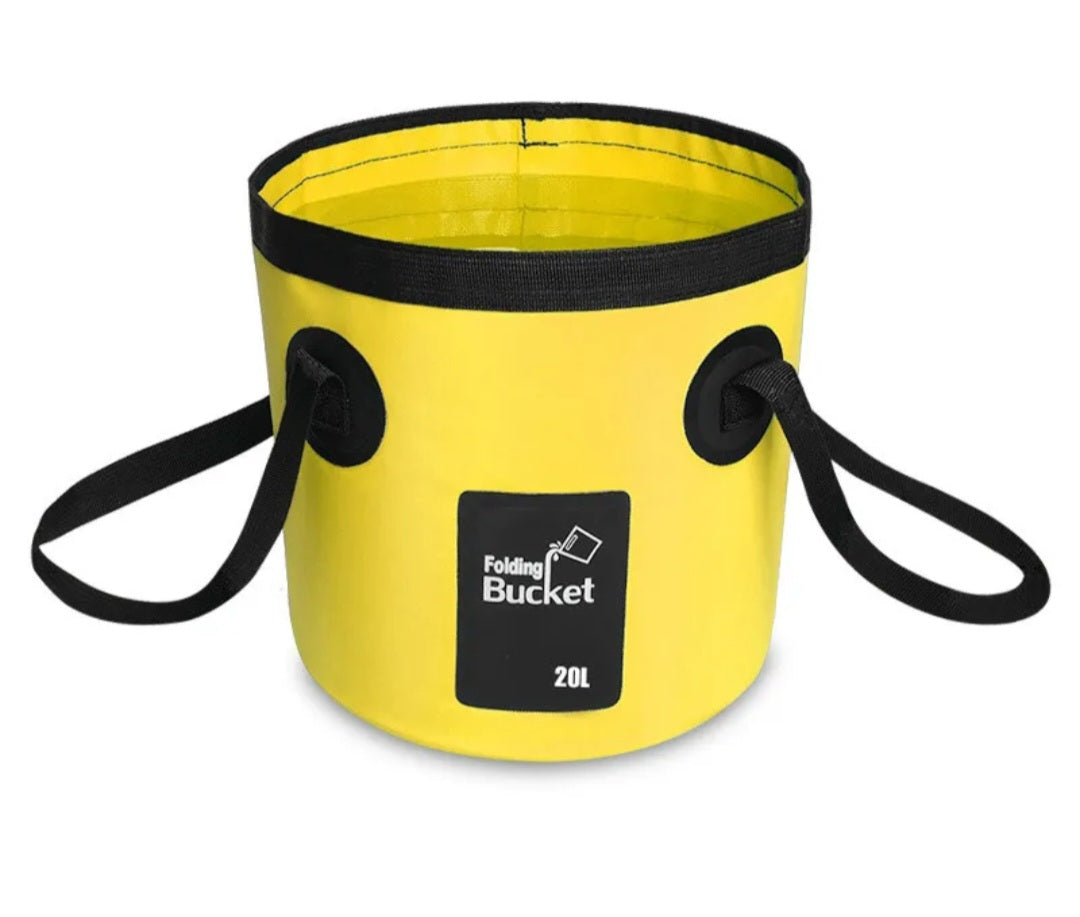 Canvas Bucket.        "Easy Stow"