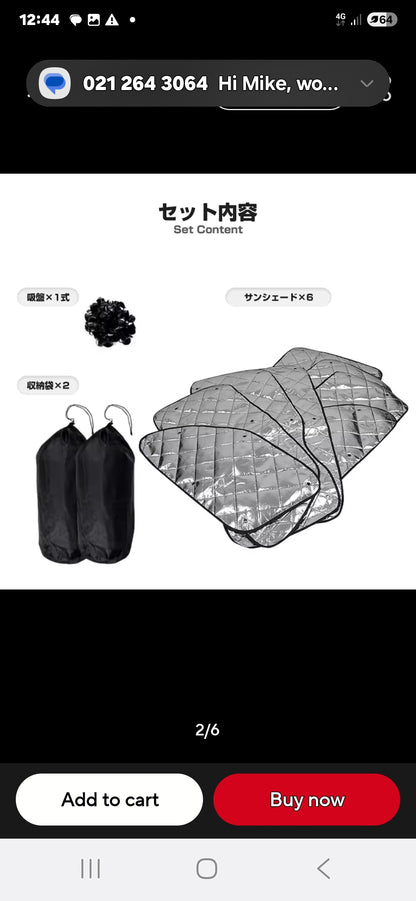 Suzuki Black Out Window  Covers.