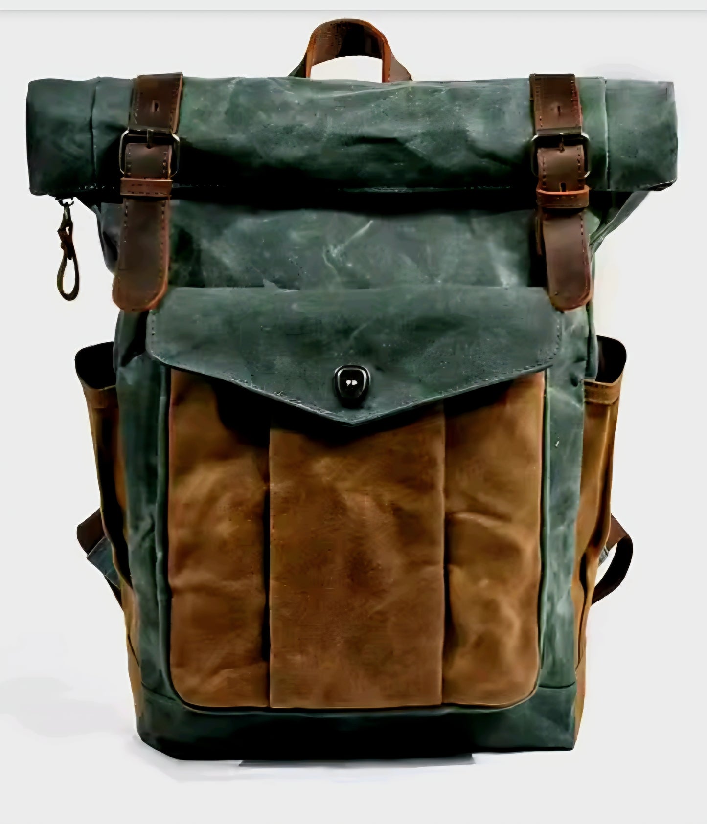 Luxury Vintage Canvas Backpack.