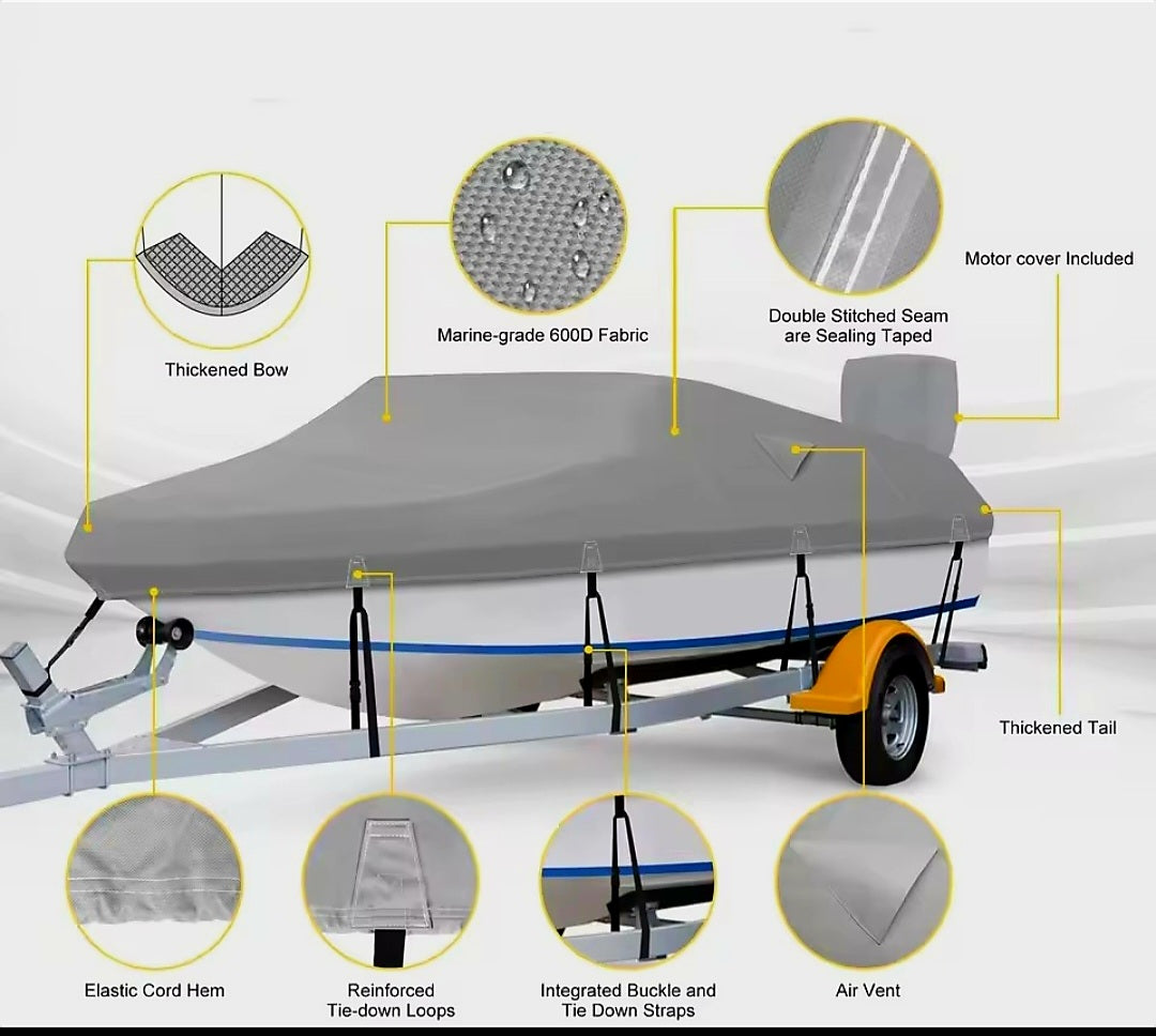 "Moana" Boat Cover.                      Heavy Duty