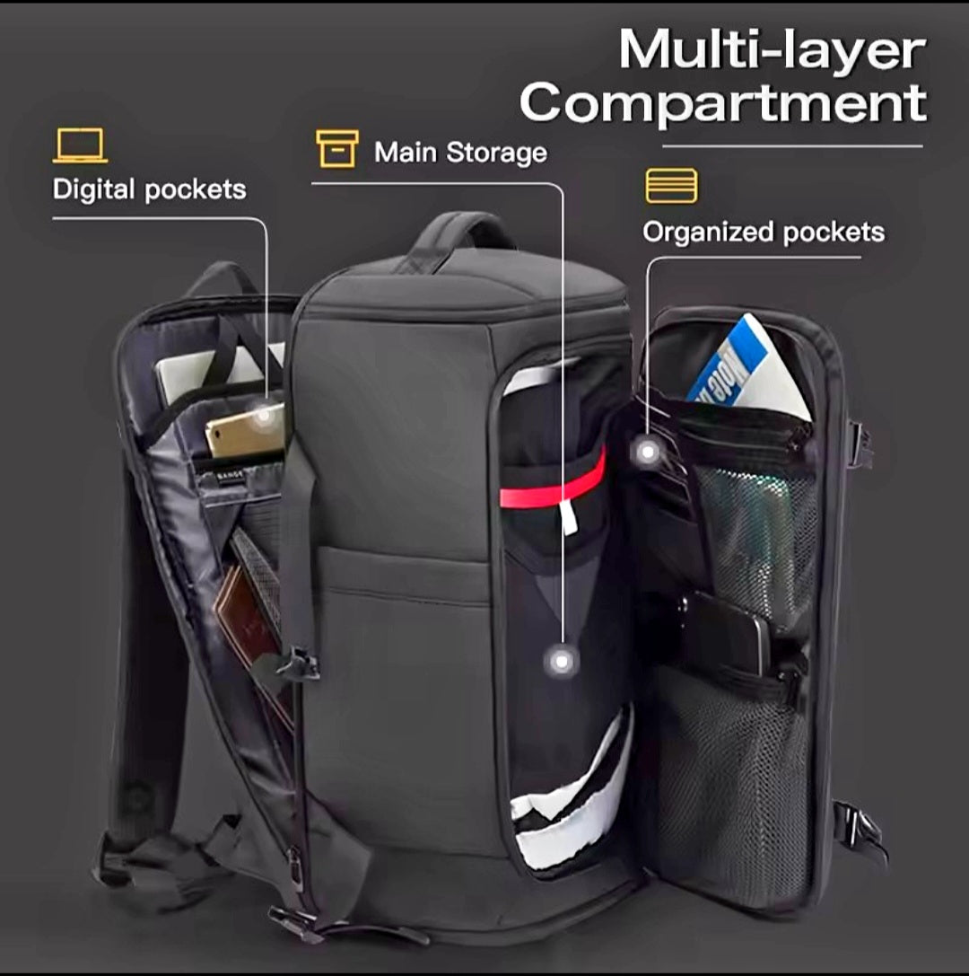Carry On Backpack.  Flight Pack.