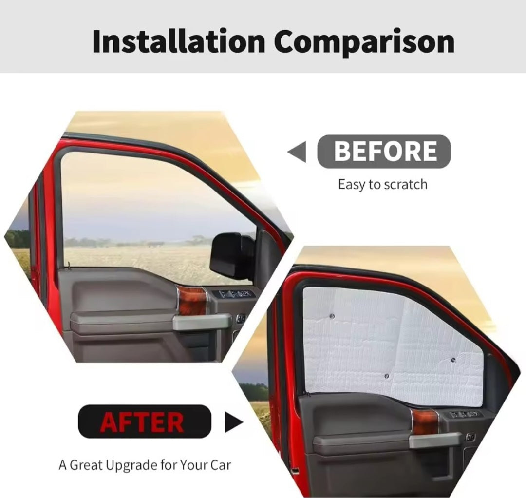 Audi Blackout Window Covers.  "Supcarpad"