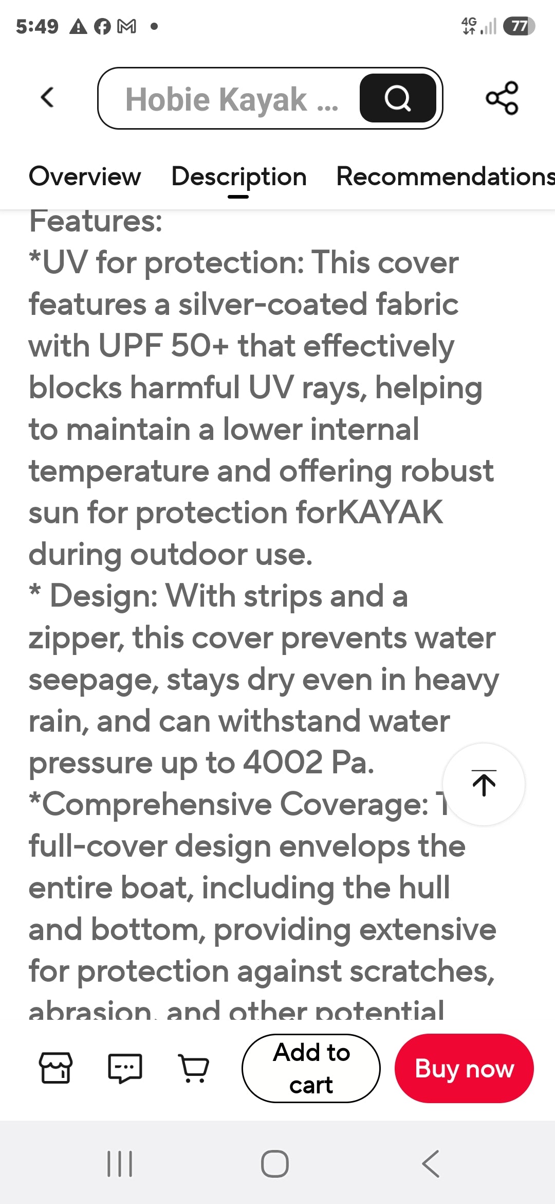 Sea Kayak Covers