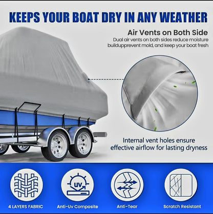 Boat Covers.                  Cabin Boat.                        Semi Custom.