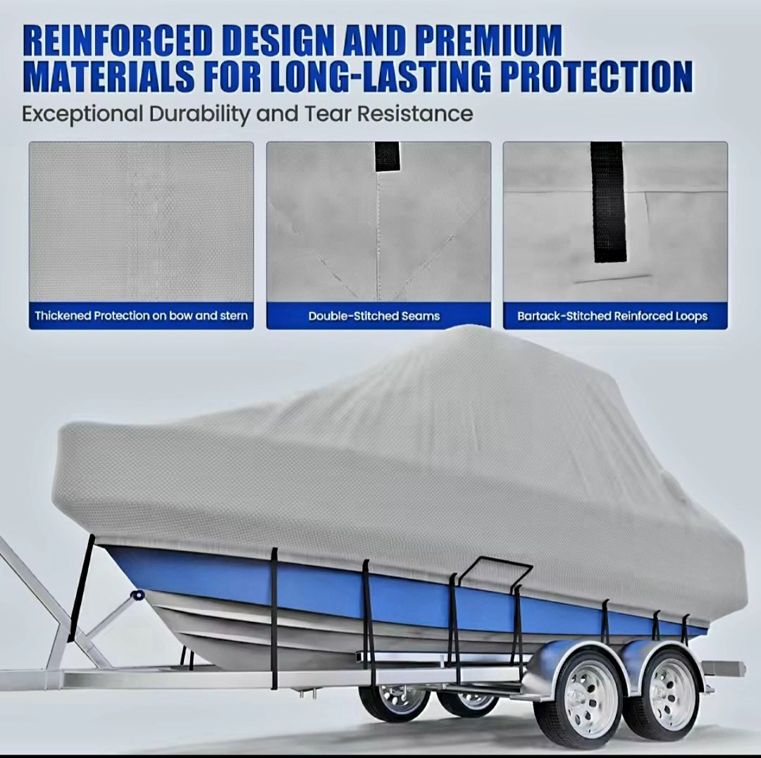 Boat Covers.                  Cabin Boat.                        Semi Custom.