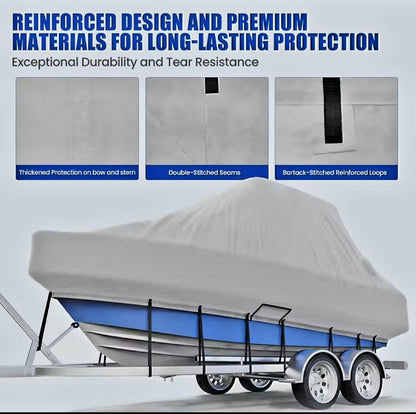 Boat Covers.                  Cabin Boat.                        Semi Custom.