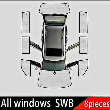 Blackout Window Covers VW Transporter T5 SWB 2003 to 2015.