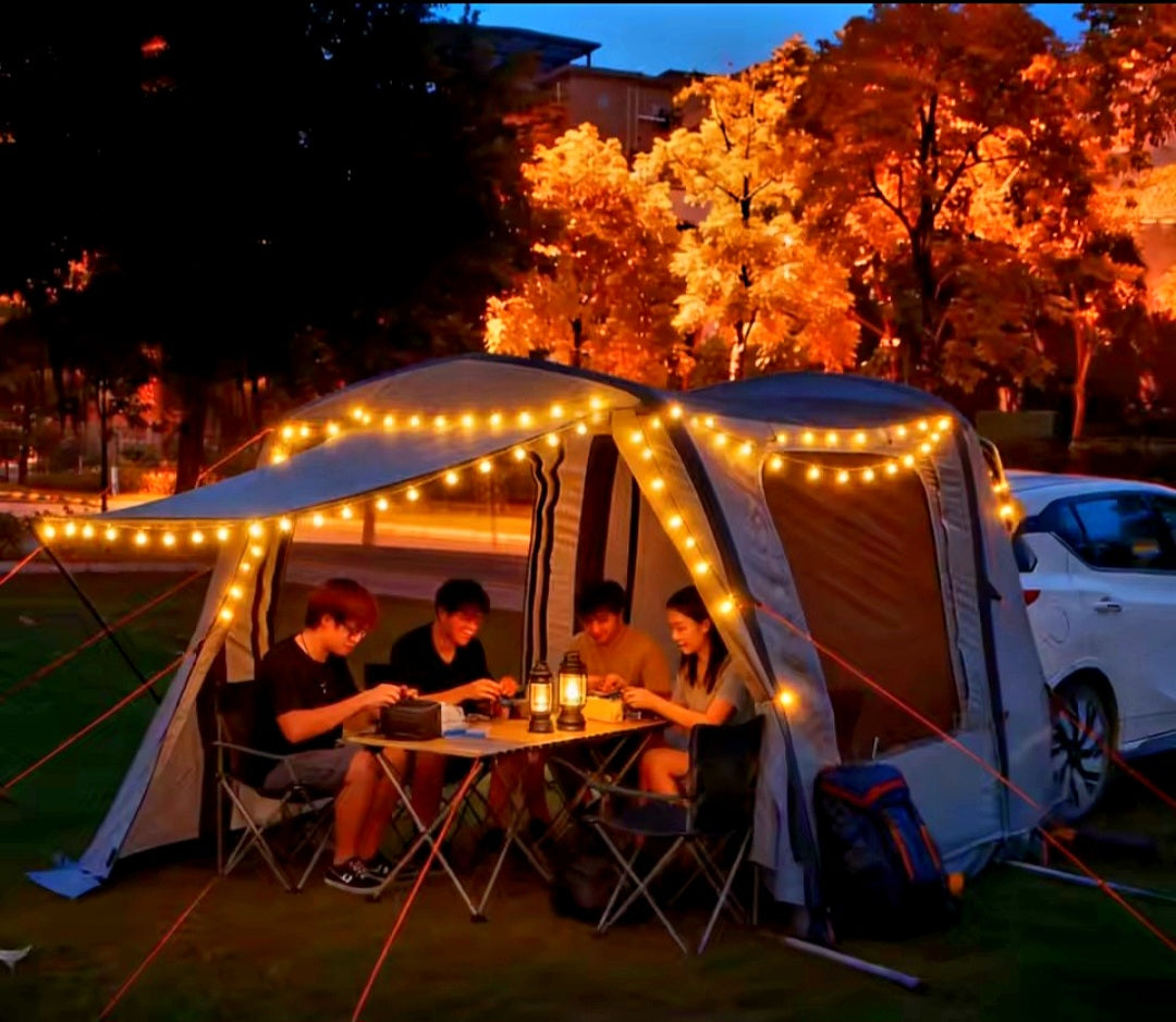 "SILVER FOX" Inflatable Tailgate Tent.