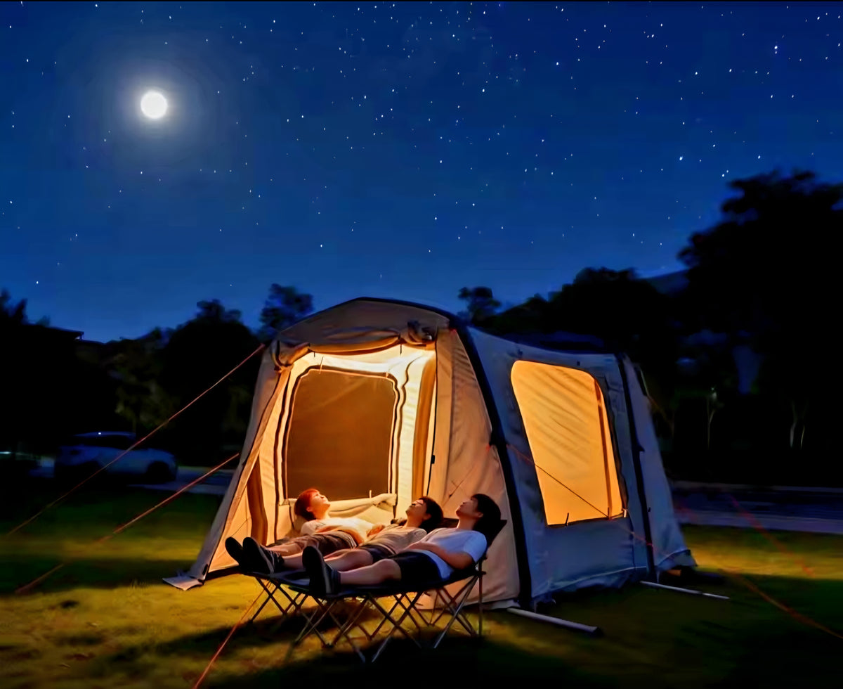 "SILVER FOX" Inflatable Tailgate Tent.