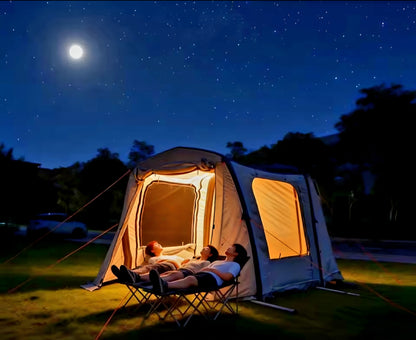 "SILVER FOX" Inflatable Tailgate Tent.