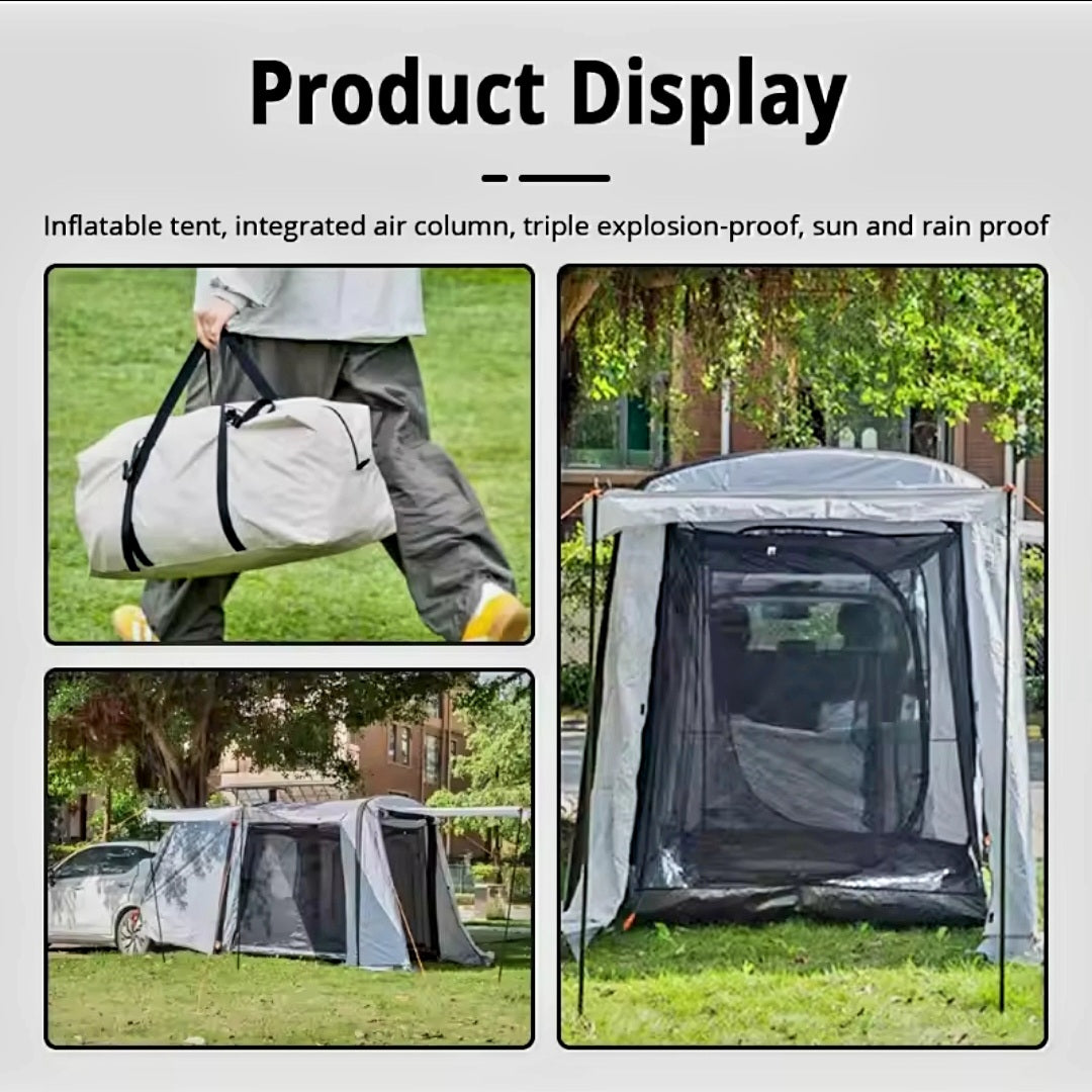 "SILVER FOX" Inflatable Tailgate Tent.